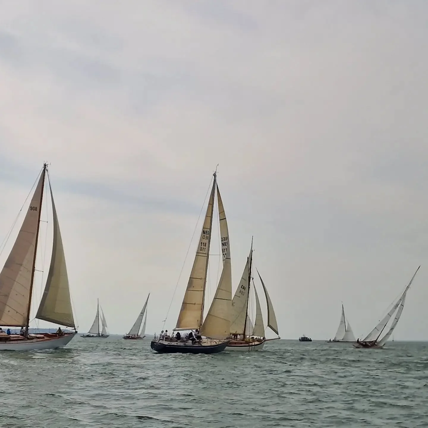 Dave Heritage's West Solent One Design Harlequin celebrates her centenary with British Classic Week pursuit race victory

#britishclassicweek #sailing #regatta #classicyacht