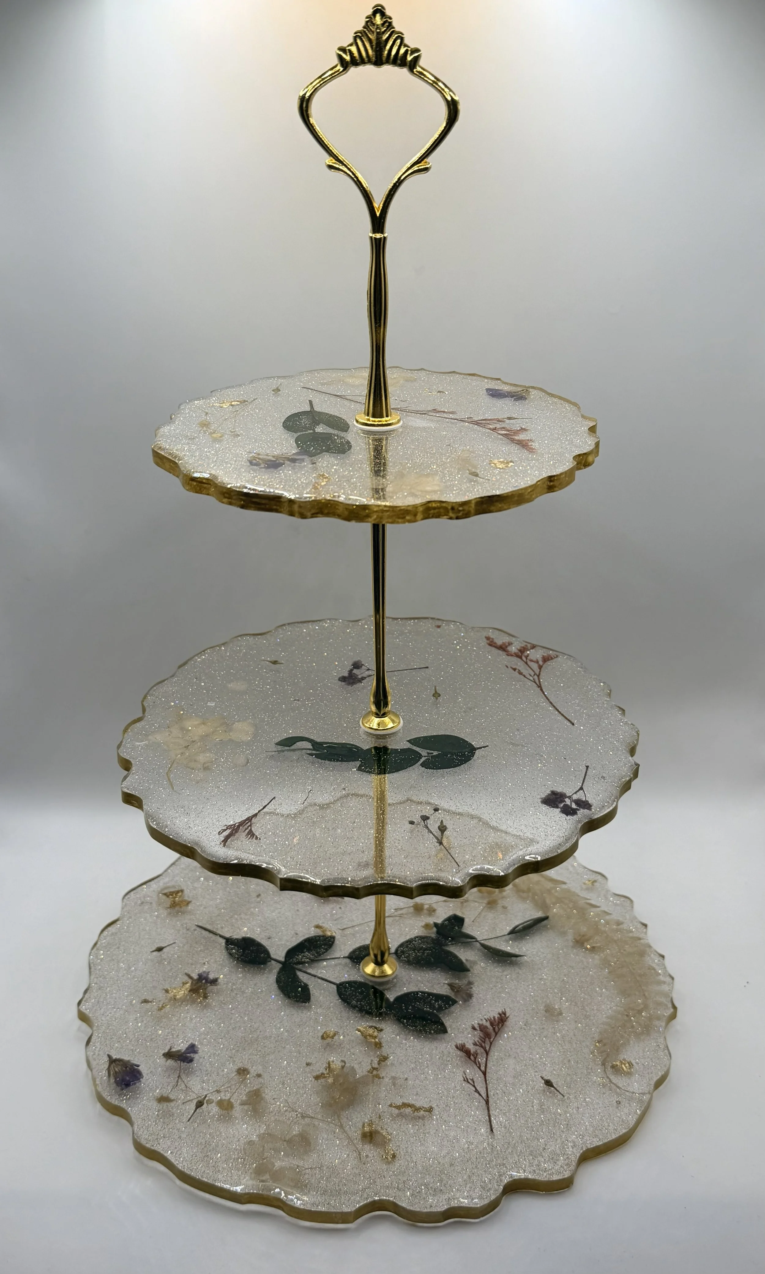 Custom 3-Tiered Serving Tray