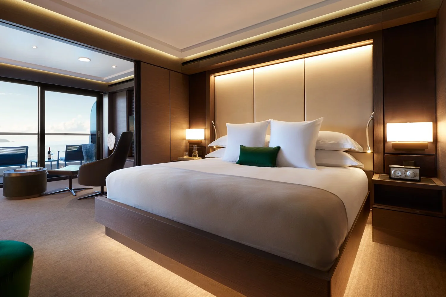 The Grand Suite on Evrima: Large enough to host a cocktail party, but intimate enough that you won’t want to invite anyone else.