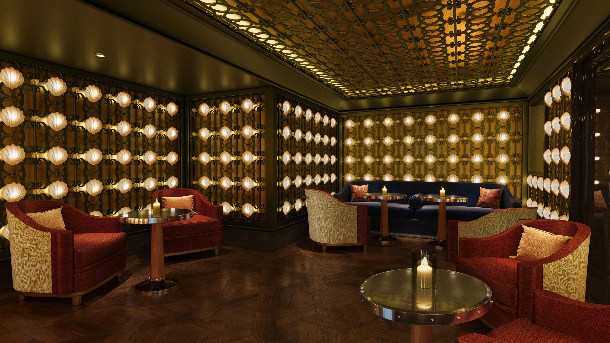 The best conversations happen in a cloud of smoke. The Library & Spirit Lounge