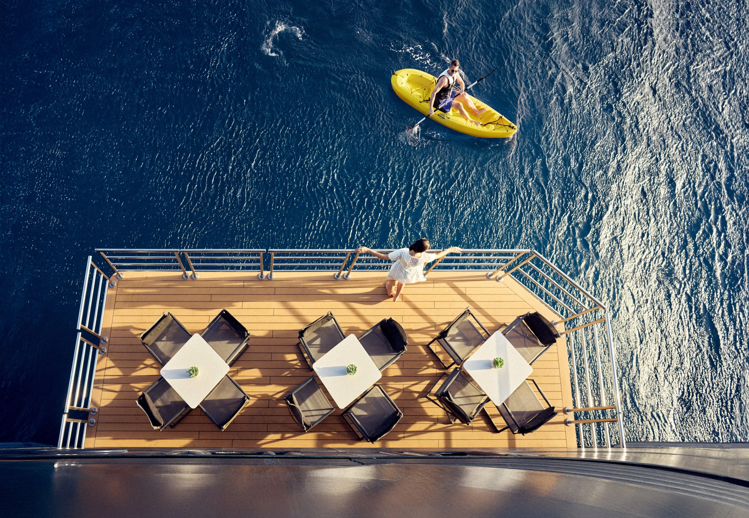 The Marina Terrace: Where the yacht meets the sea.