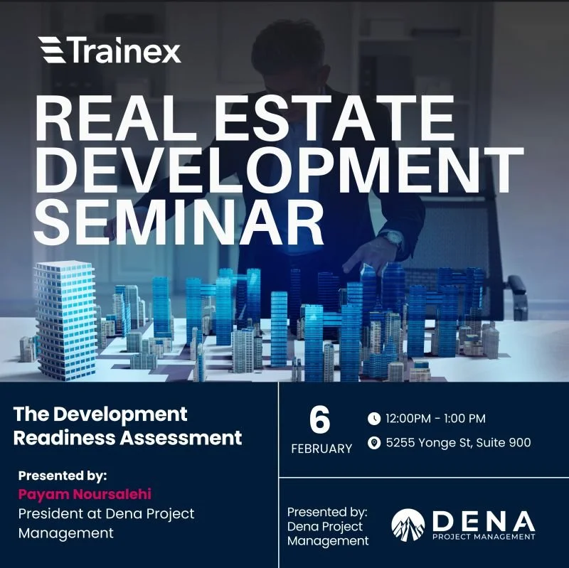 Trainex Real estate Development Seminar: The Development Readiness Assessment