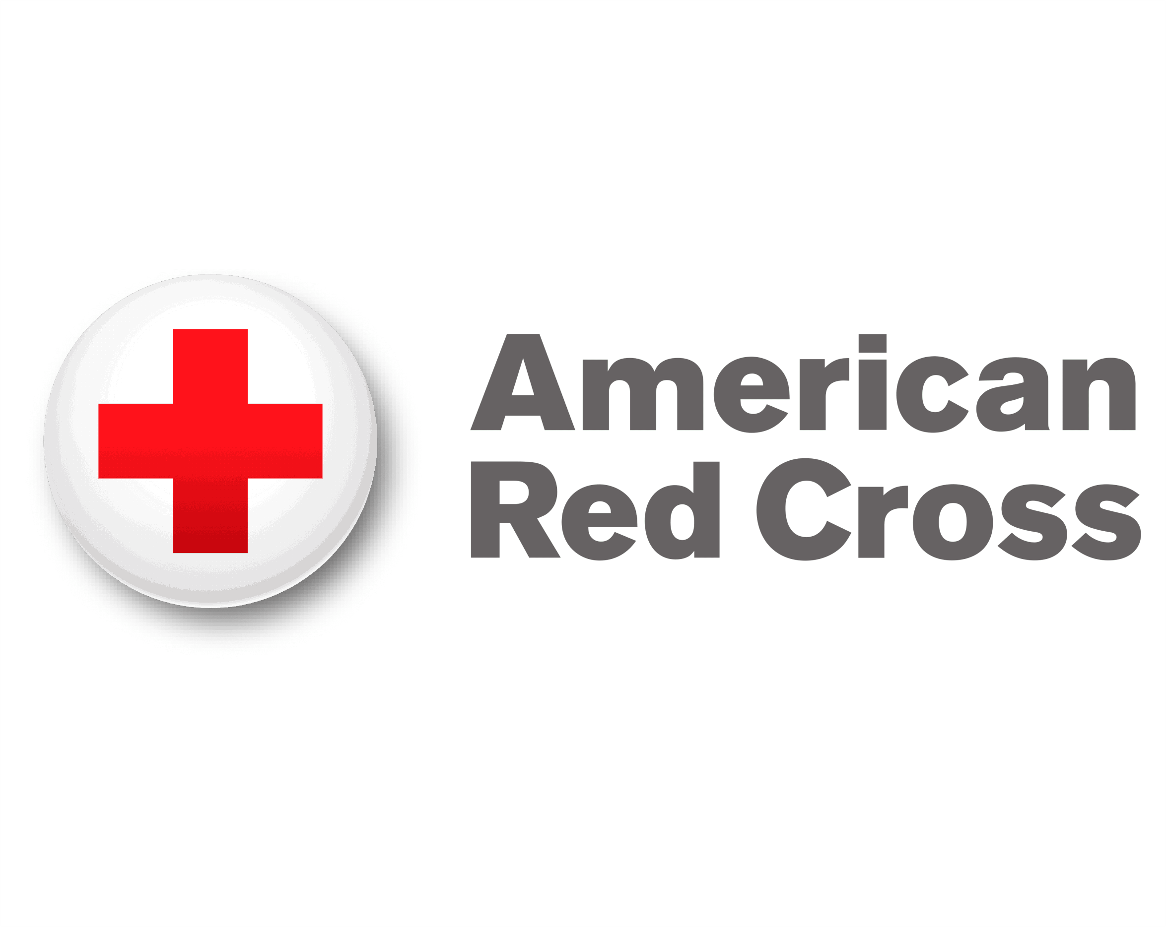The logo of the American Red Cross with a red cross symbol inside a white circle and the words "American Red Cross" in gray text.