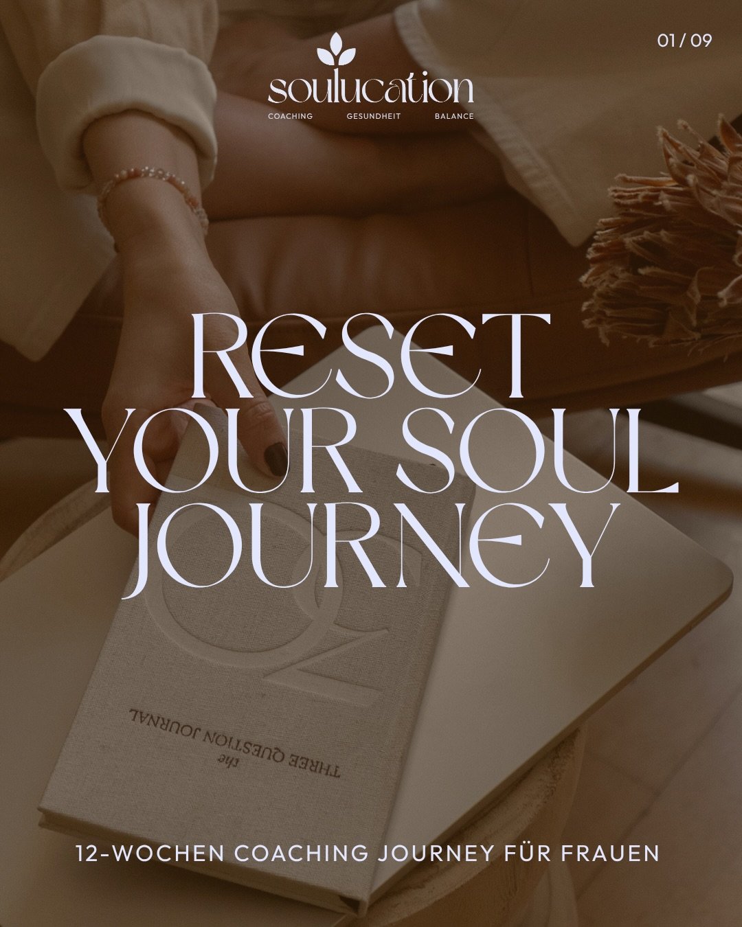 RESET YOUR SOUL JOURNEY 💆&zwj;♀️✨ ~ 
12-Wochen pers&ouml;nlich begleitete Coaching Journey f&uuml;r Frauen

Diese Journey ist f&uuml;r dich, wenn du&hellip;dich gestresst, ersch&ouml;pft, innerlich unruhig &amp; ausgelaugt f&uuml;hlst. 

🫠 ein Gef&