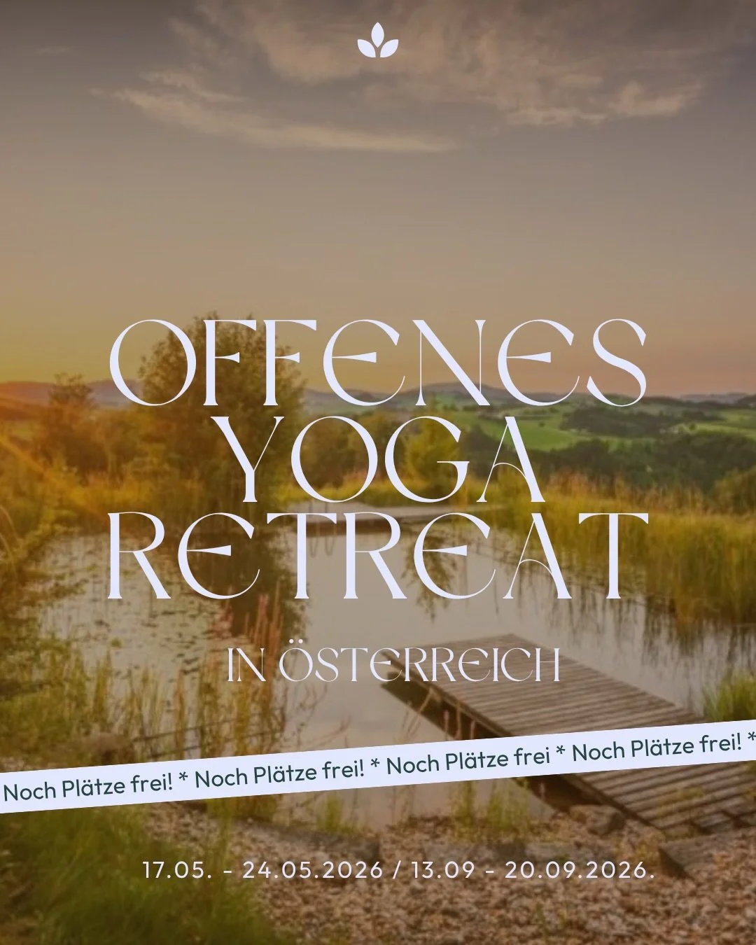 Retreat Your Soul 💆&zwj;♀️🧘&zwj;♀️✨

Ich freue mich riesig, euch dieses Jahr in Kooperation mit @indigourlaub zwei Yoga Retreat Wochen im wundersch&ouml;nen, idyllischen Kleebauer Hof Retreat Center anzubieten 🫶🏻. 

G&ouml;nne dir eine Woche oder