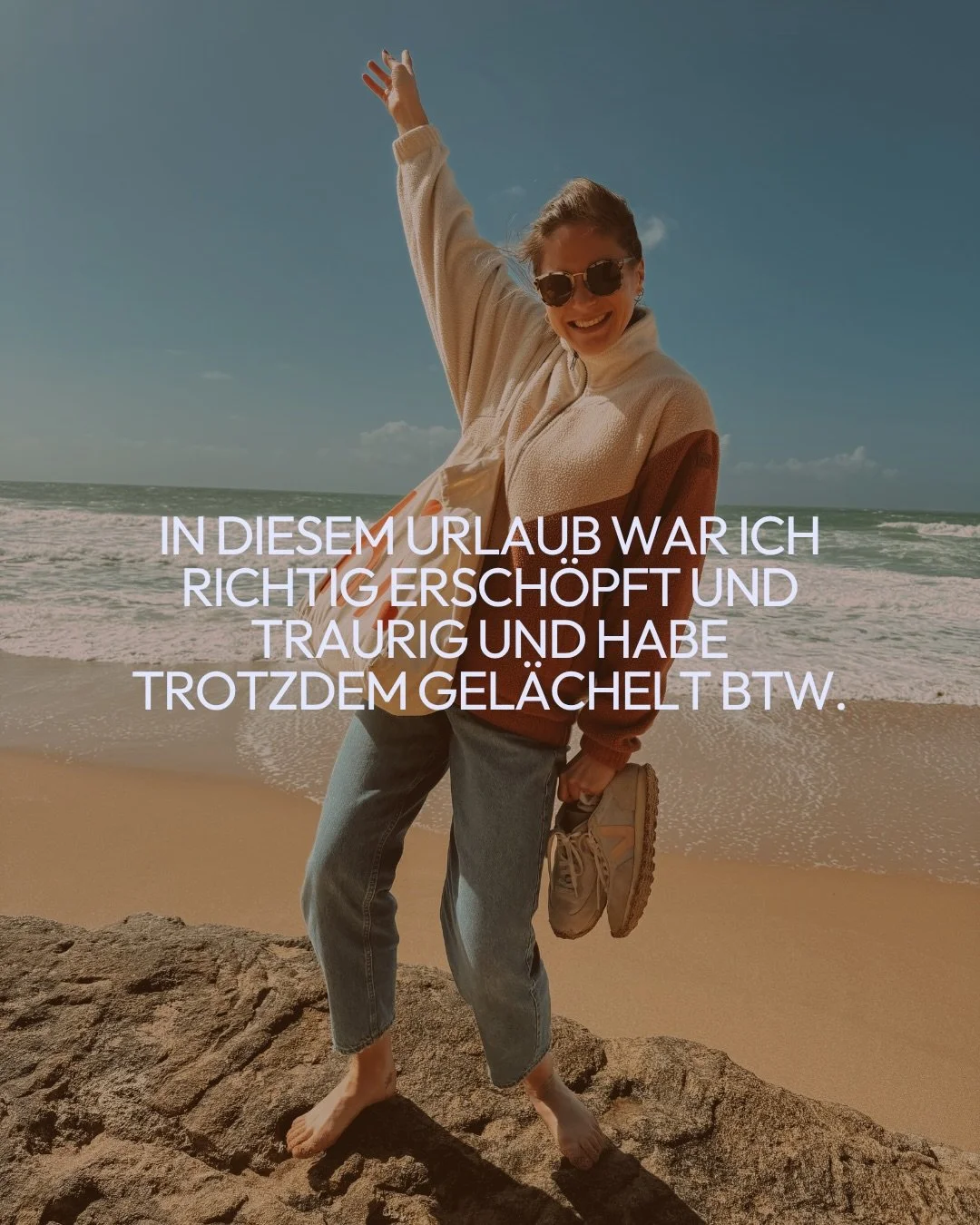 Little Reminder 🤎

Wir sehen oft das L&auml;cheln, den Spa&szlig;, die Erfolge und die sch&ouml;nen Momente. Was wir nicht sehen, sind die Herausforderungen, Zweifel und die stillen K&auml;mpfe. 

Ein Bild zeigt nur einen kleinen Augenblick und nich
