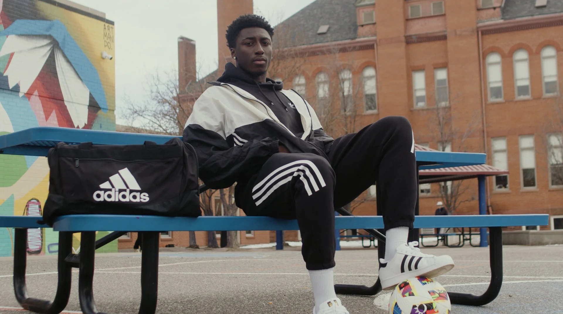 Soccer player adidas