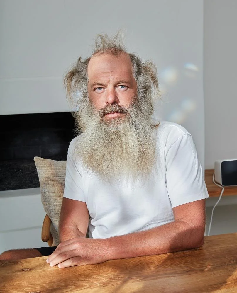 Rick Rubin sitting at table