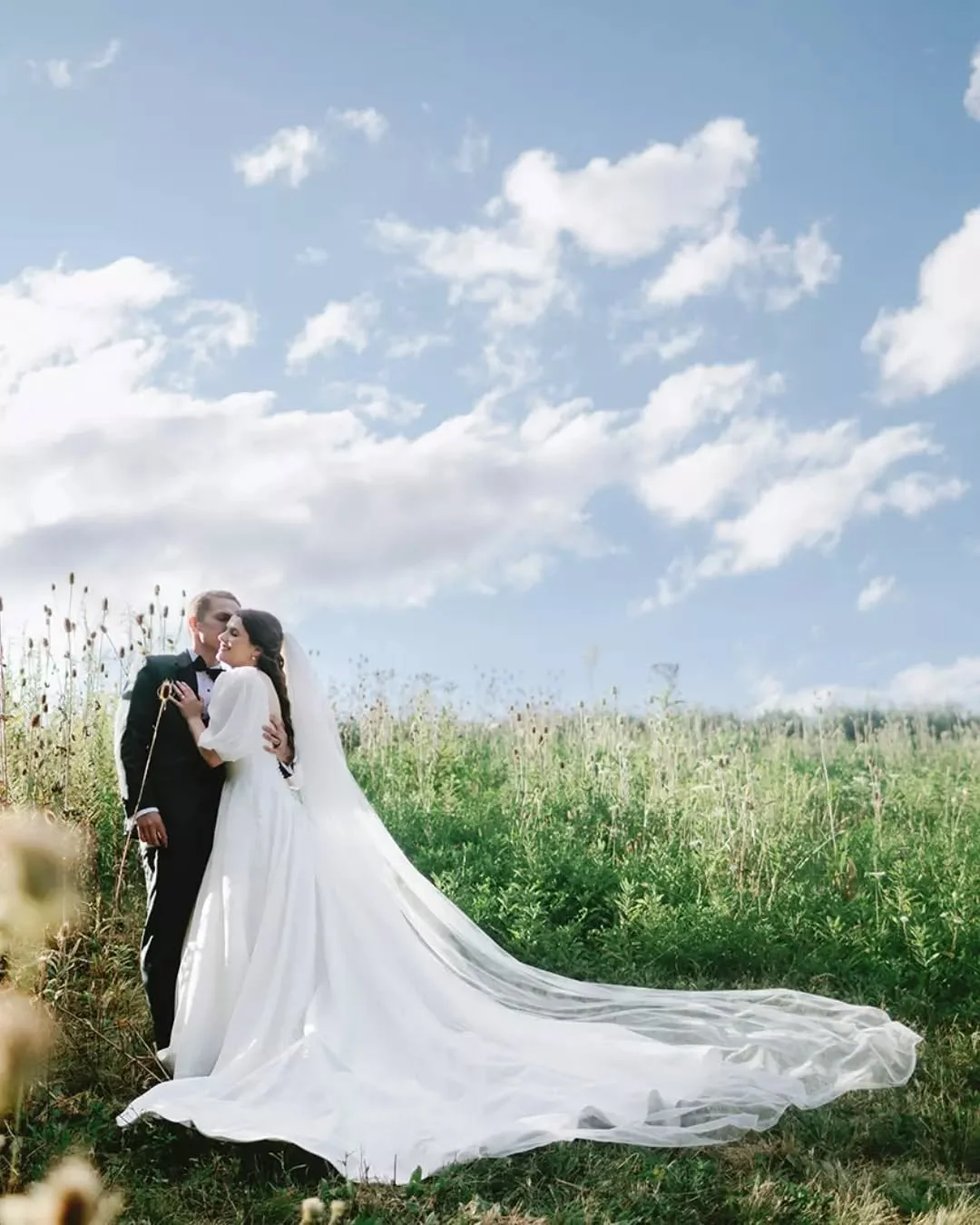 Adalee and Sam are giving us all the feels! ✨ (And that blue sky has us SO ready for spring!)

There is nothing better than witnessing a couple on their wedding day. From the intimacy shared in the quiet glances to the roaring laughter and fun shared