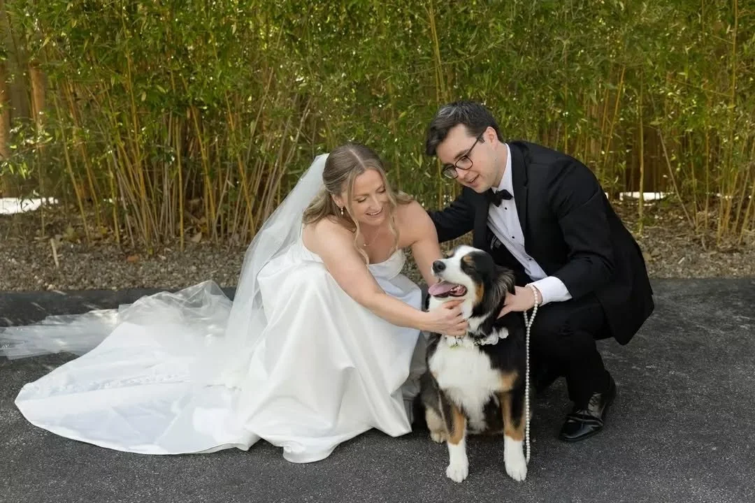 When the fur baby is in the wedding 🥹

It was an absolute joy to support Carley and Michael's vision for their wedding celebration!

venue |&nbsp;@gordongreenevents
planner | @eleganteventsbymaria 
photos |&nbsp;@_edenphoto
dj |&nbsp;@selectivesound