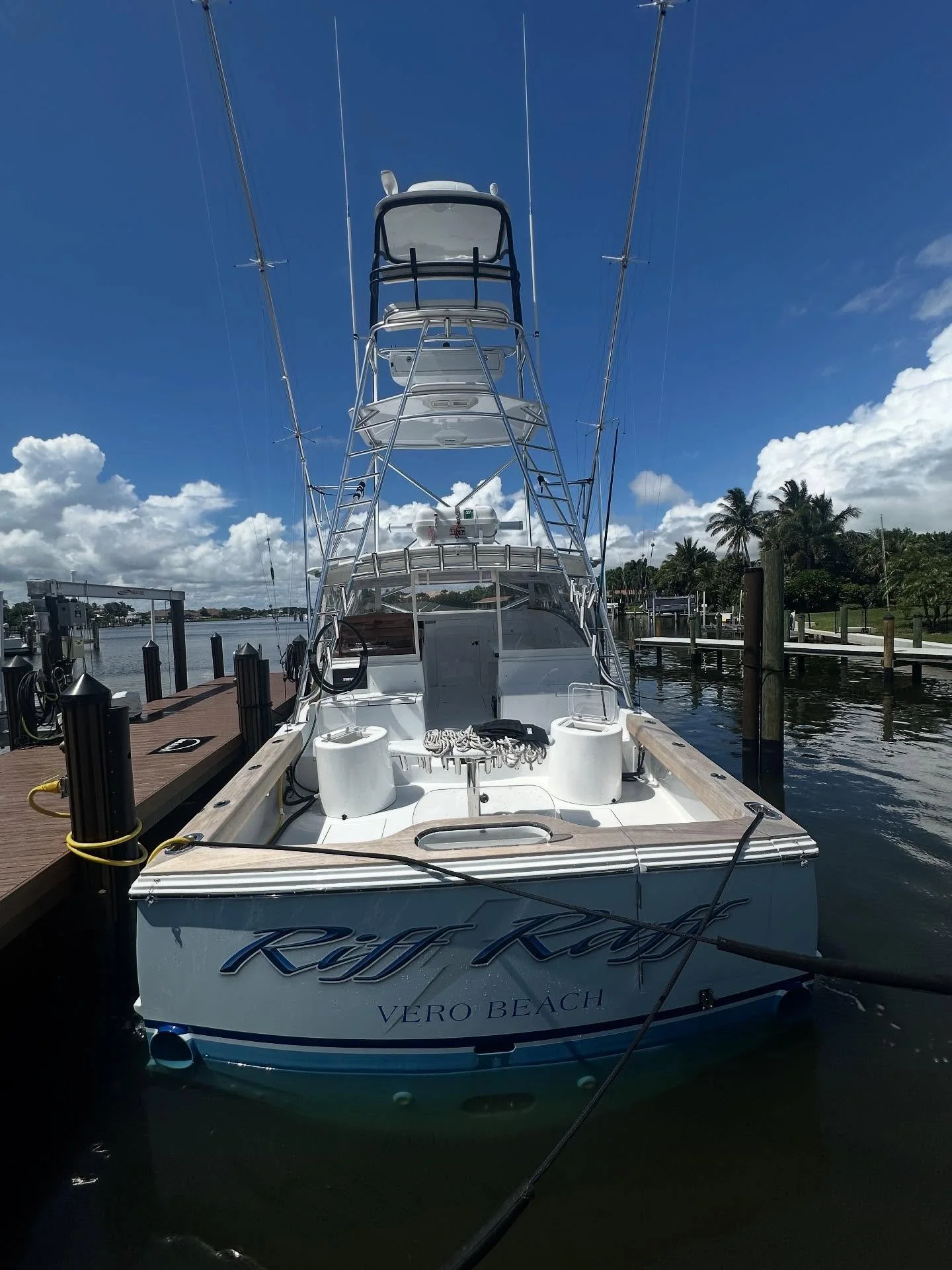 Riff⚡️Raff with a spa day today after getting back from the boat yard!