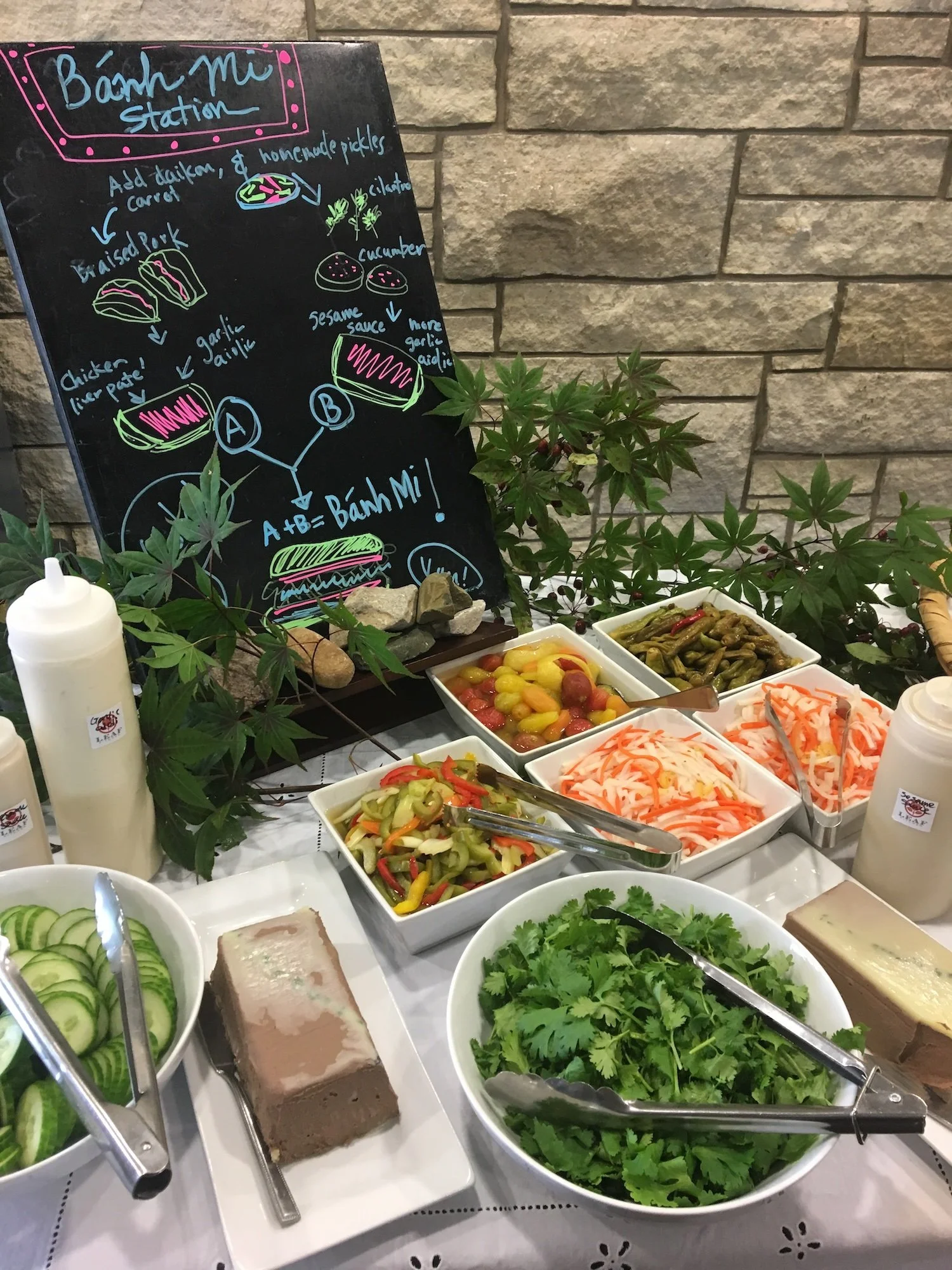 leaf catering banh mi station.jpg