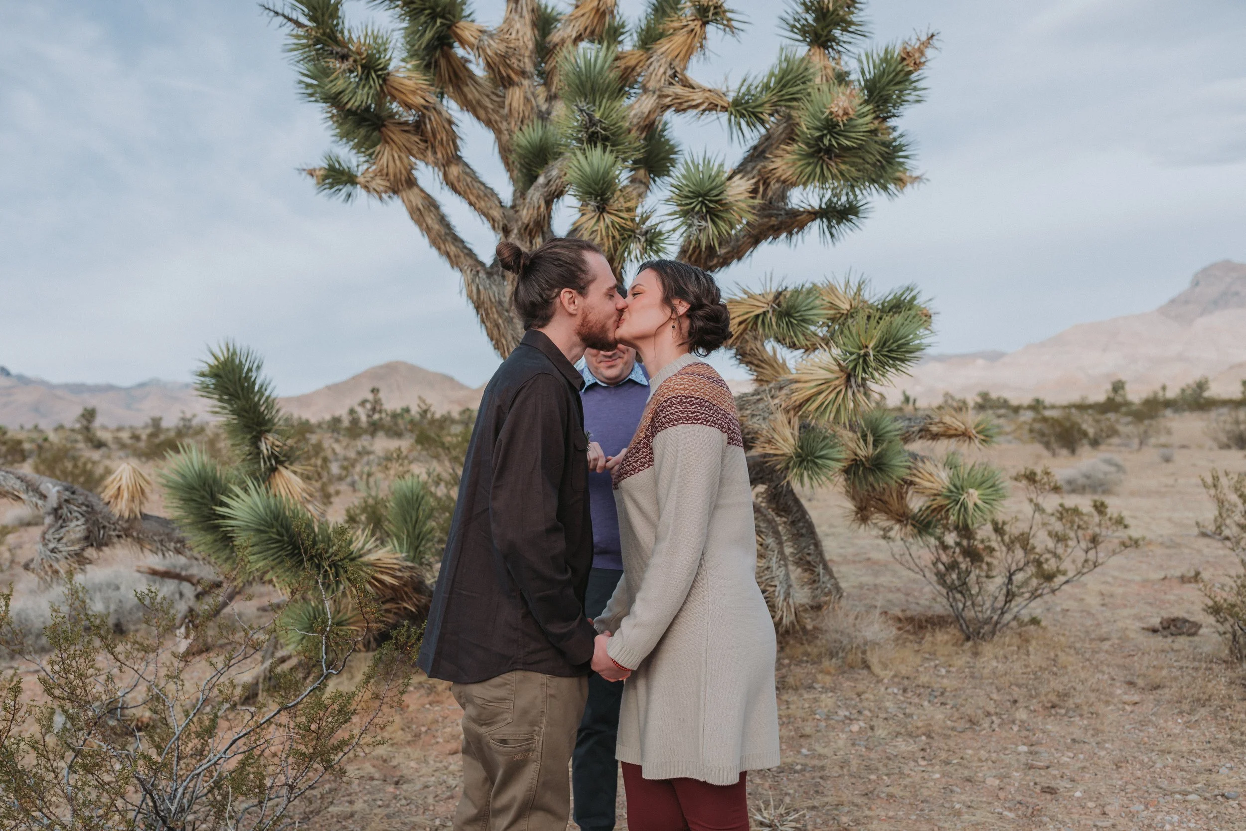Elopement at Joshua Trees in Arizona, by Sindy Mag, St. George Wedding Photographer, Southern Utah Photographer. Available for Travel 