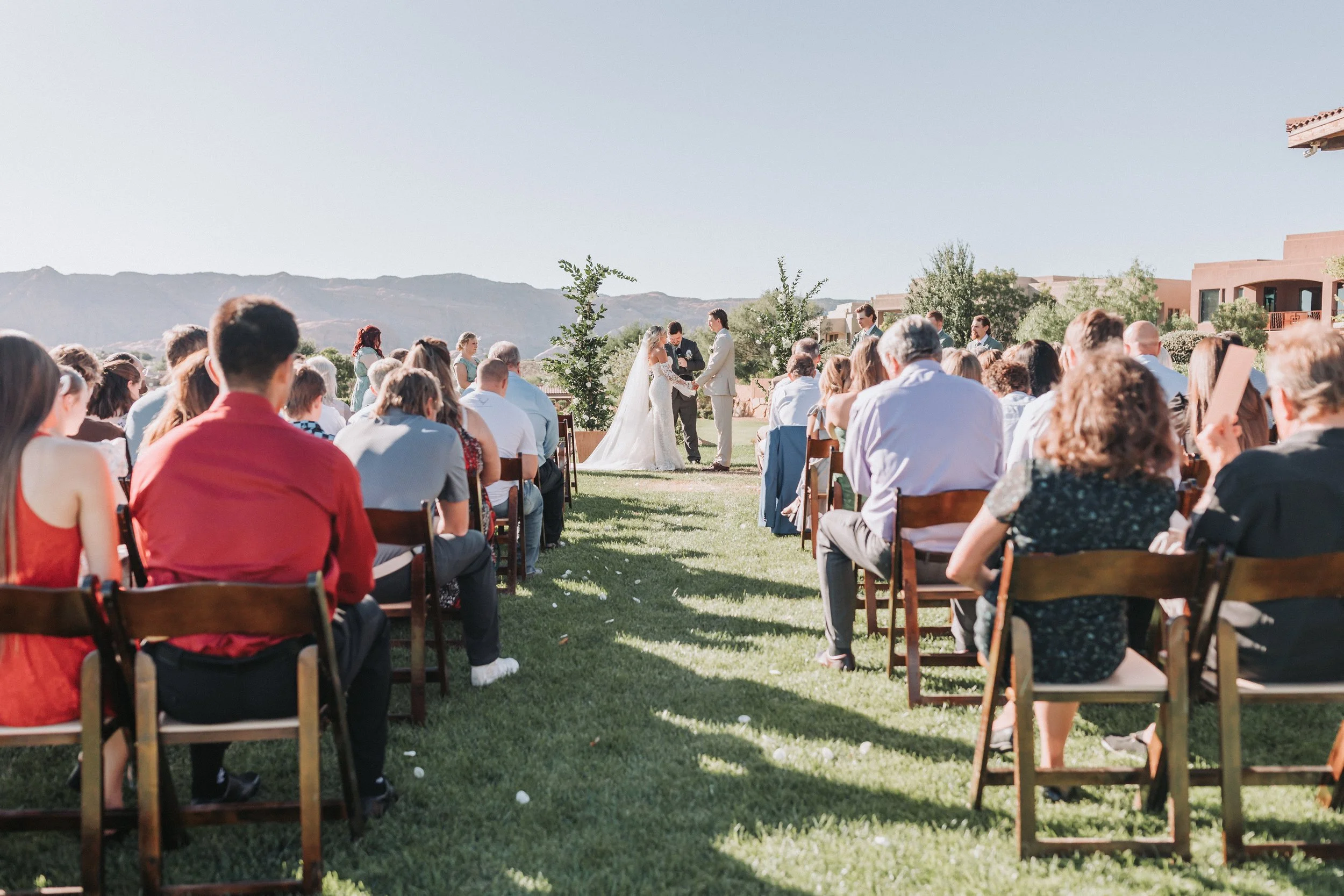 Wedding Ceremony at The Ledges Weddings and Events, St George, Utah by Sindy Mag, St. George Wedding Photographer, Southern Utah Photographer. Available for Travel 