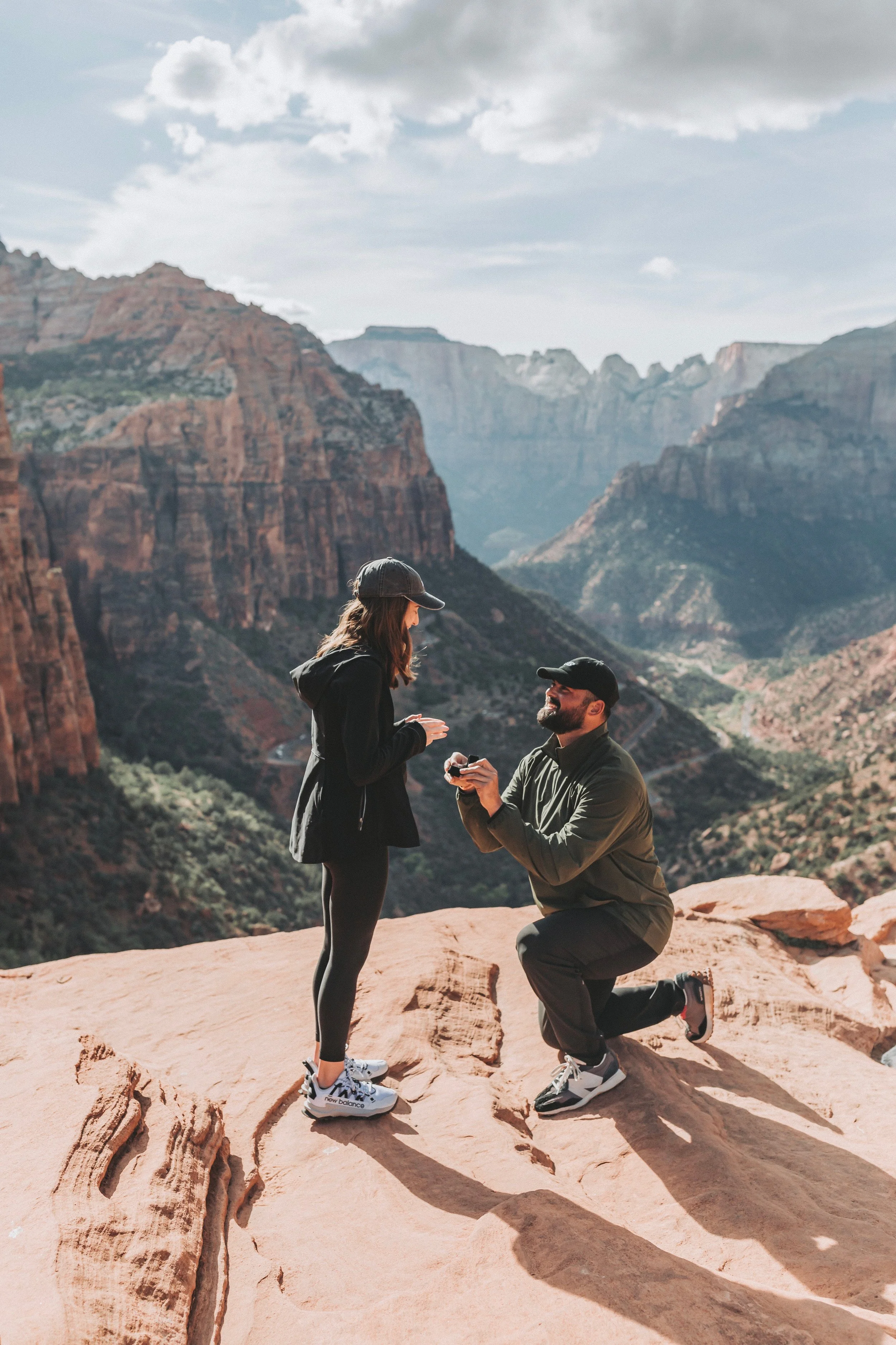 Engagement Session in Zion National Park,  Canyon Overlook, Utah by Sindy Mag, St. George Wedding Photographer, Southern Utah Photographer. Available for Travel
