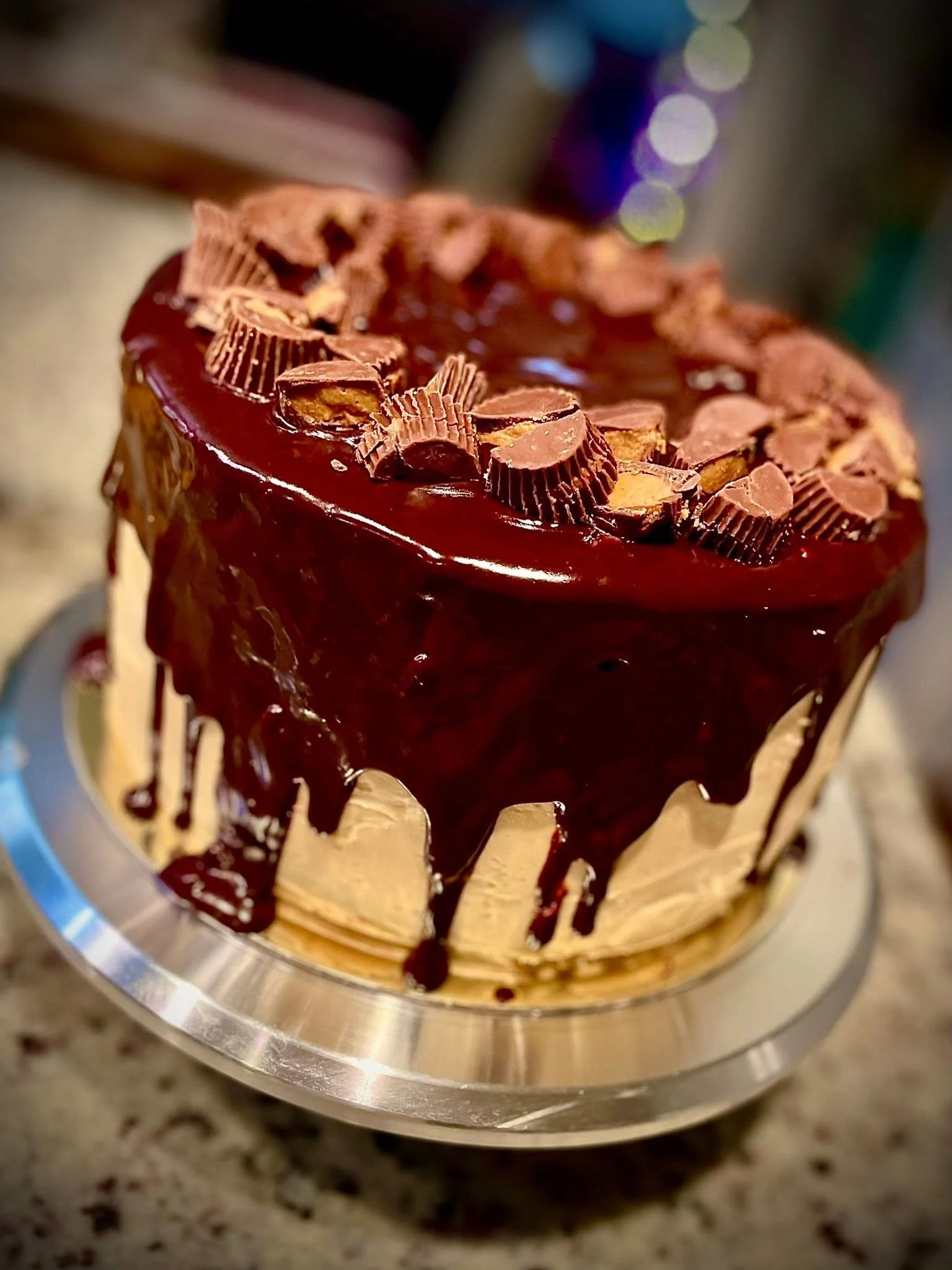 Peanut Butter Reese’s Cake