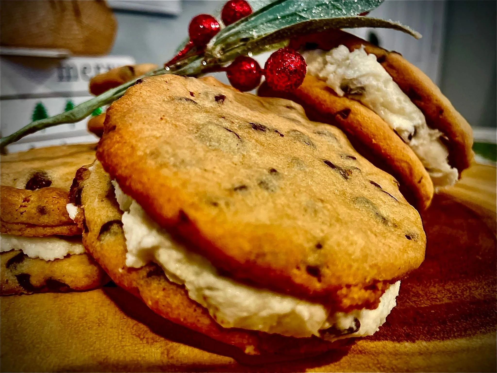 Chocolate Chip Stuffed Cookie