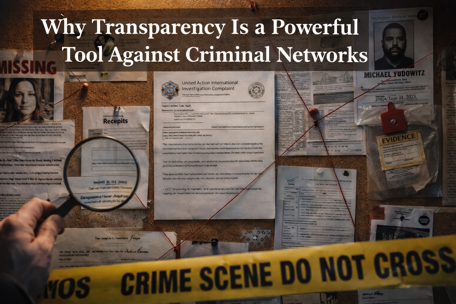 Why Transparency Is a Powerful Tool Against Criminal Networks