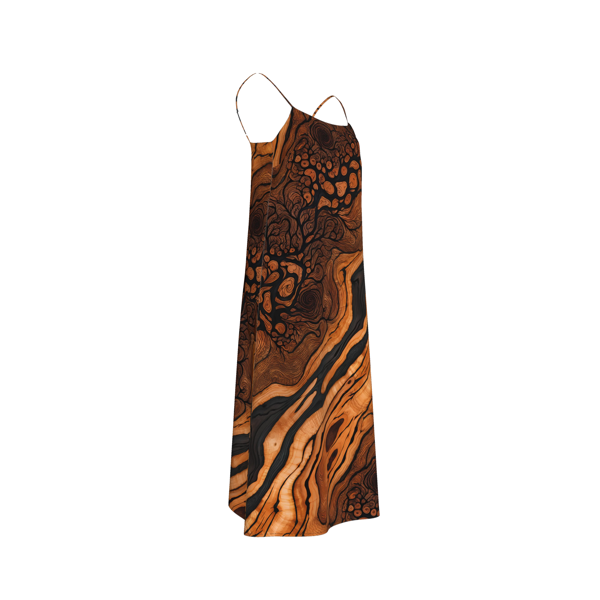 Forest Flow Slip Dress