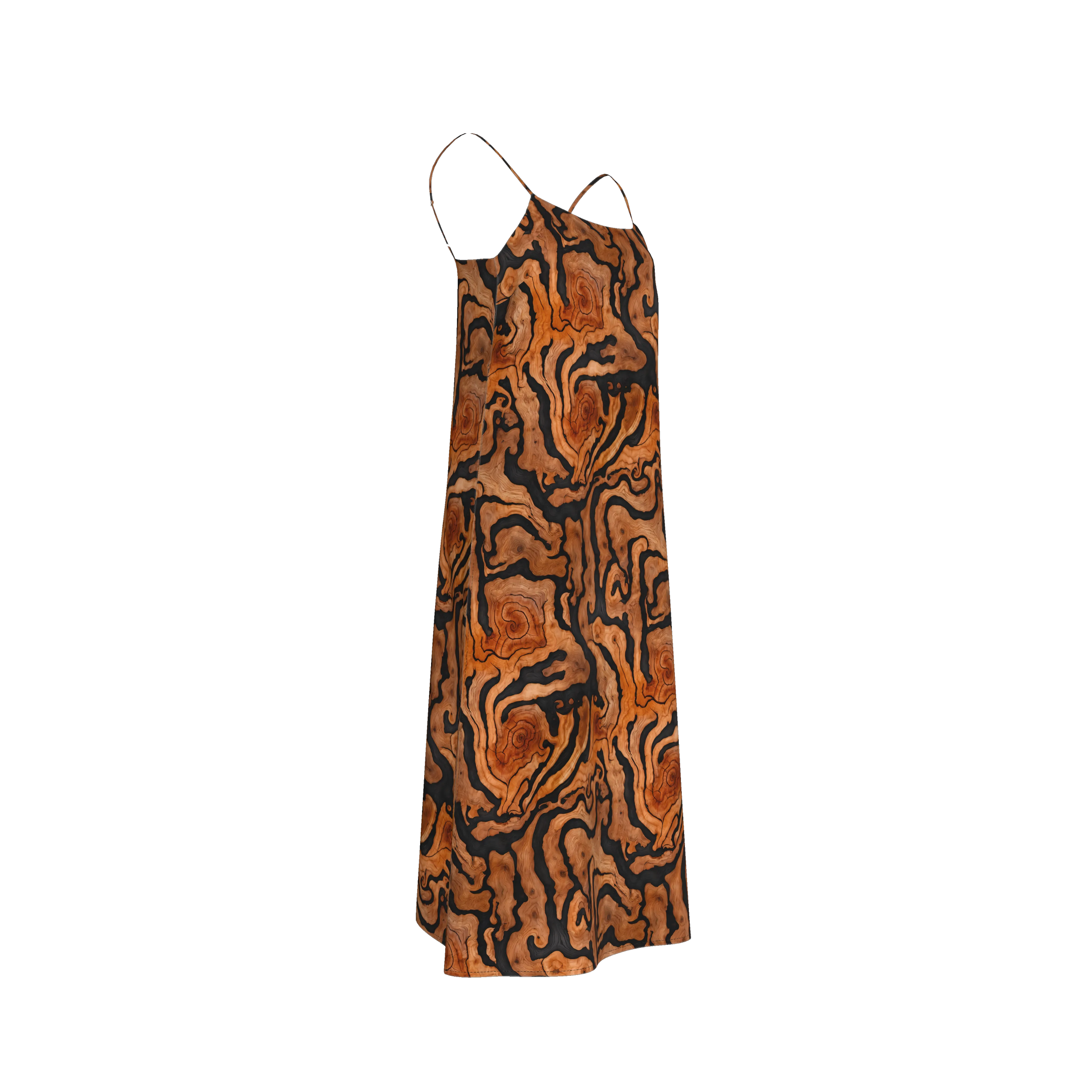 Timber Twirl Slip Dress