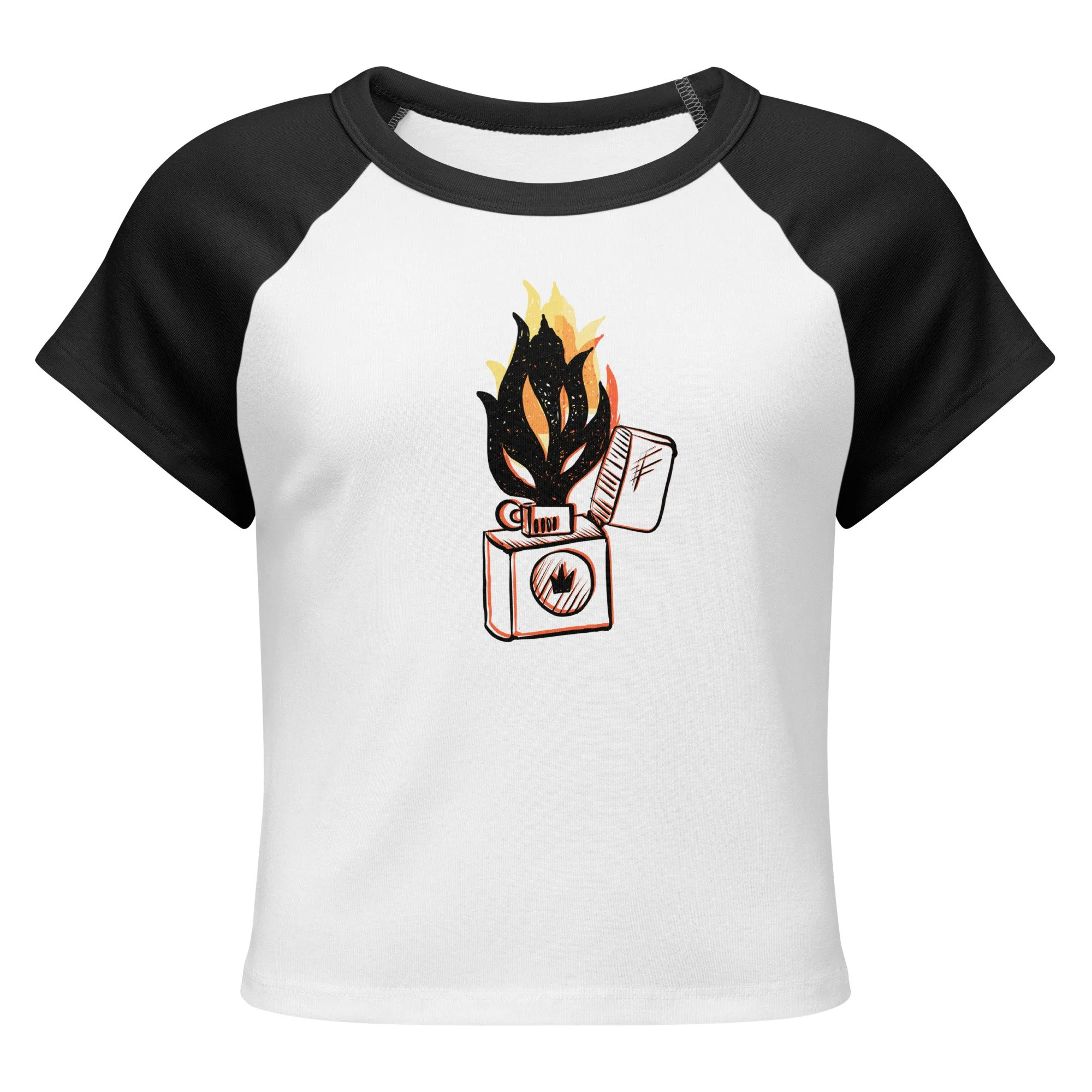 Ignite the Night (Women's Raglan Baby Tee)