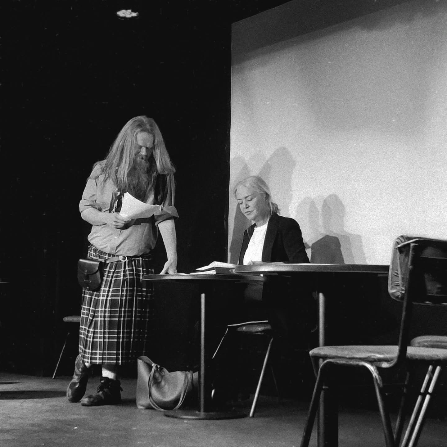 "Super Jarg Banana" was another fantastic script by a writer very well known to the Scratch Network, @liamdgillies who also directed the piece! 

This was a lovely way to start the performances off at our 1 year anniversary event in Februar