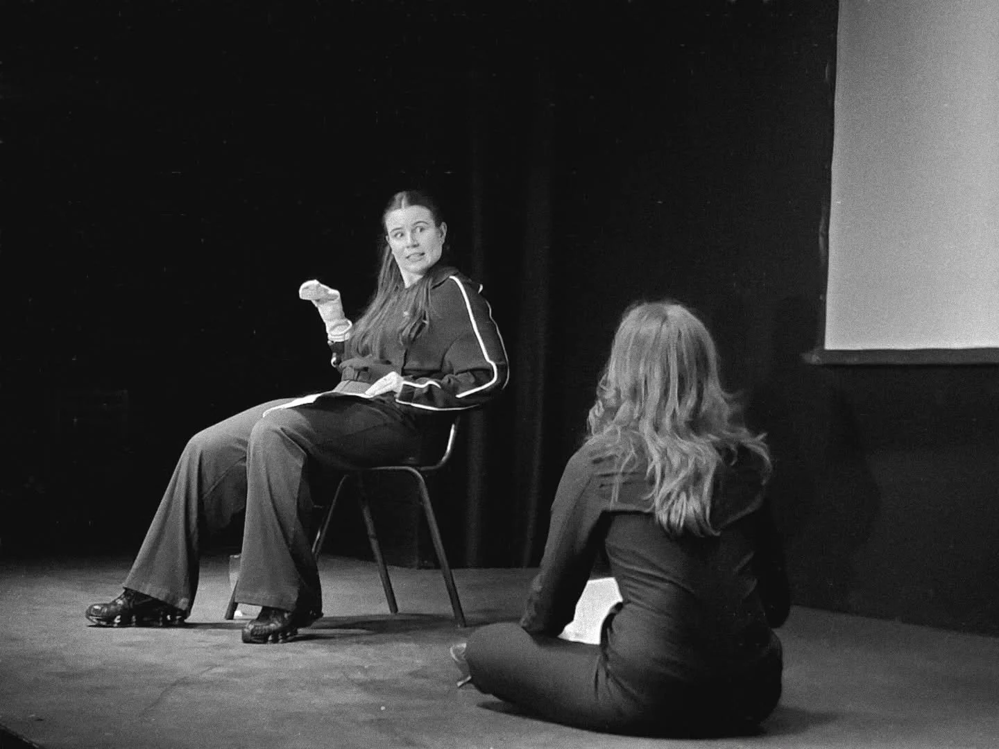 "Muddle" by Liam O'Brien was our return piece to celebrate our One Year Anniversary! It had the same weird, hilarious and disturbing effect it had the first time round on the audience! 

If you haven't already seen a snippet of Muddle at Th