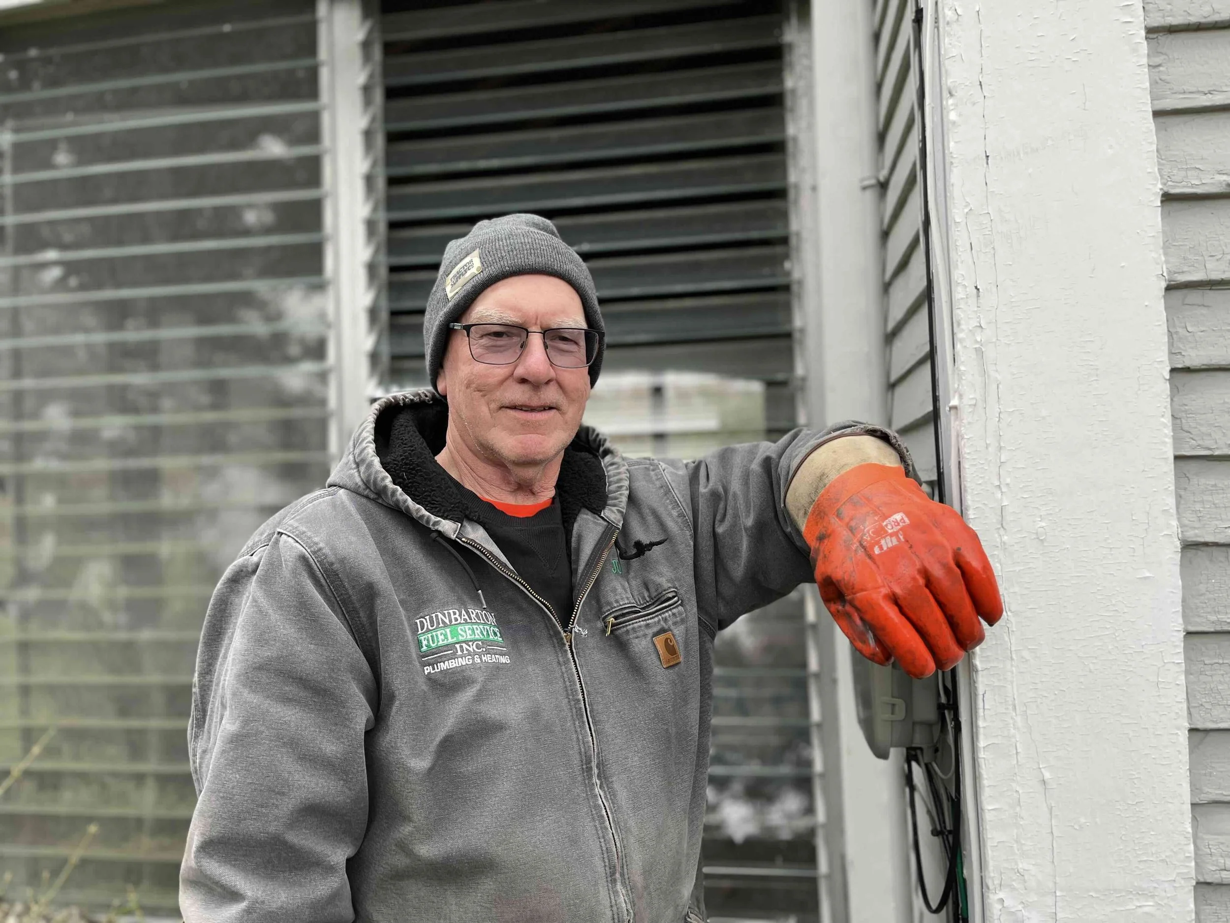 Dunbarton Fuel Service's delivery technician Jon Wiggin is also well-known in the area as long-time chief of Dunbarton's Volunteer Fire Department..