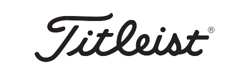 Titleist logo in black cursive font