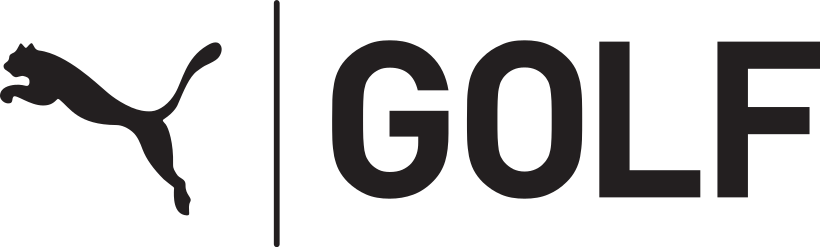 Puma logo next to the word GOLF in black text.