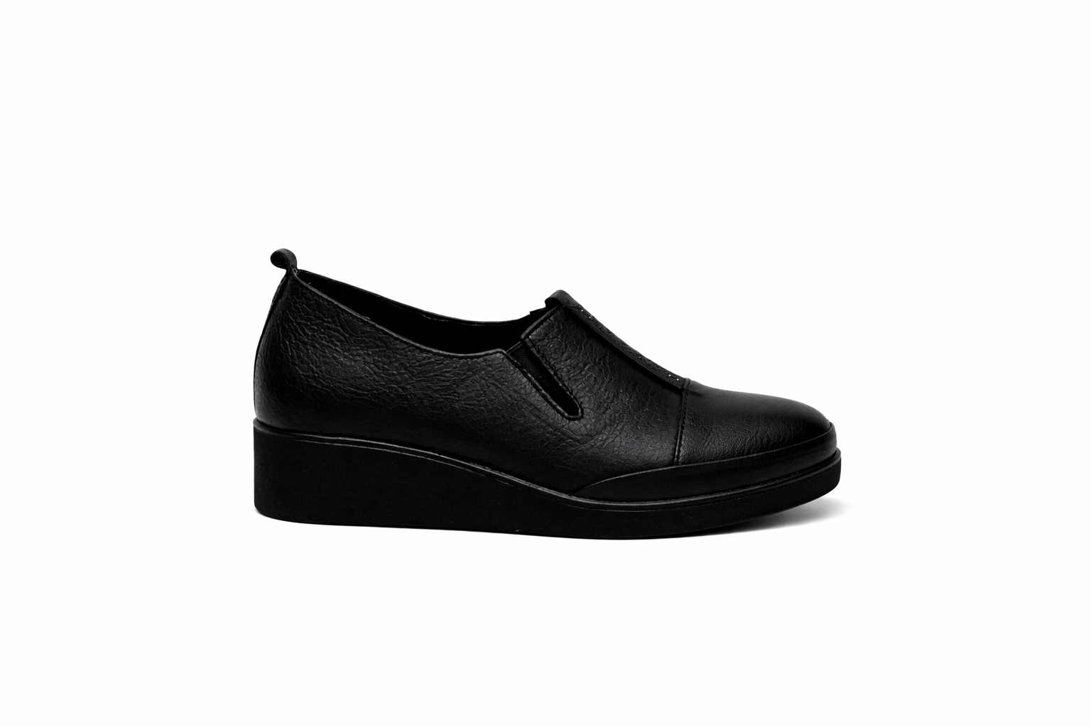 Minimalist Leather Slip-On Shoes