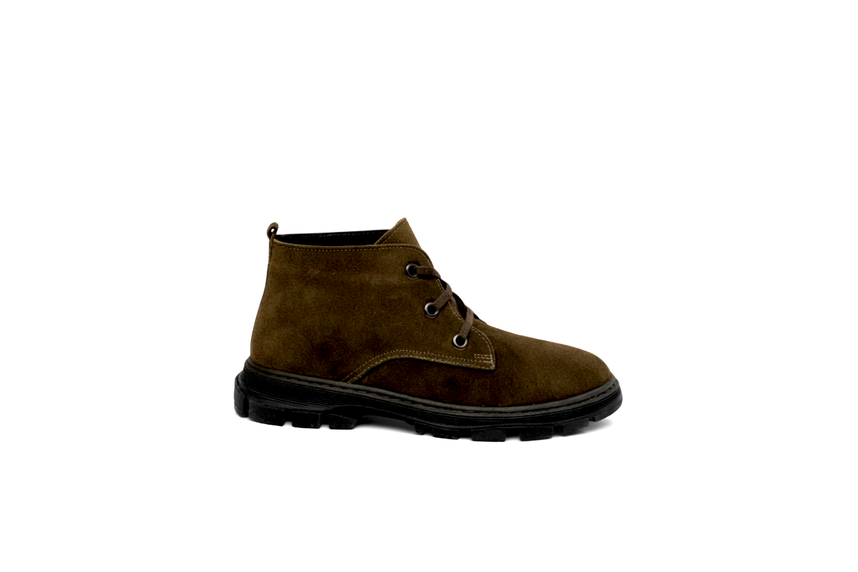 Mink Suede Leather Ankle Boots