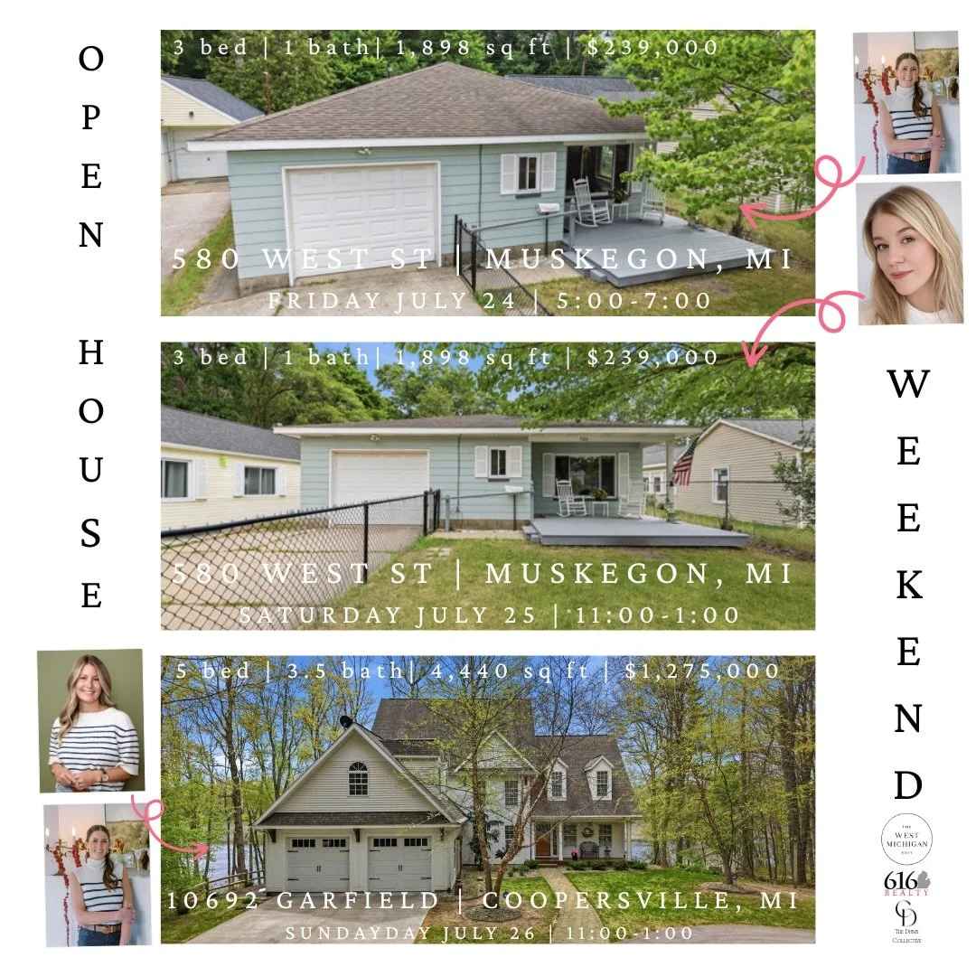 Open house weekend is here and the market has a lot to say right now. Inventory is moving. Buyers are showing up. If you&rsquo;ve been waiting for a sign, this might be it! Stop by this weekend and let&rsquo;s chat!

📍 580 West St | Muskegon
🗓️ Fri