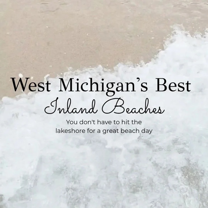Some of the best lake days in West Michigan don&rsquo;t even happen on Lake Michigan 🌊 

From a full day out at Wabasis to a quiet escape at Grose Park, I rounded up my favorite inland beaches and what each one is actually best for. Swipe through, s