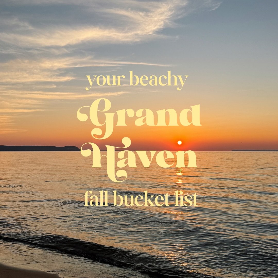 Fall doesn&rsquo;t always belong to the pumpkin patch.

While everyone else lines up at the orchard, we&rsquo;re on the shoreline. Cashmere on, feet in the sand, the sky putting on a show just for us. On the lakeshore, beach season doesn&rsquo;t end 