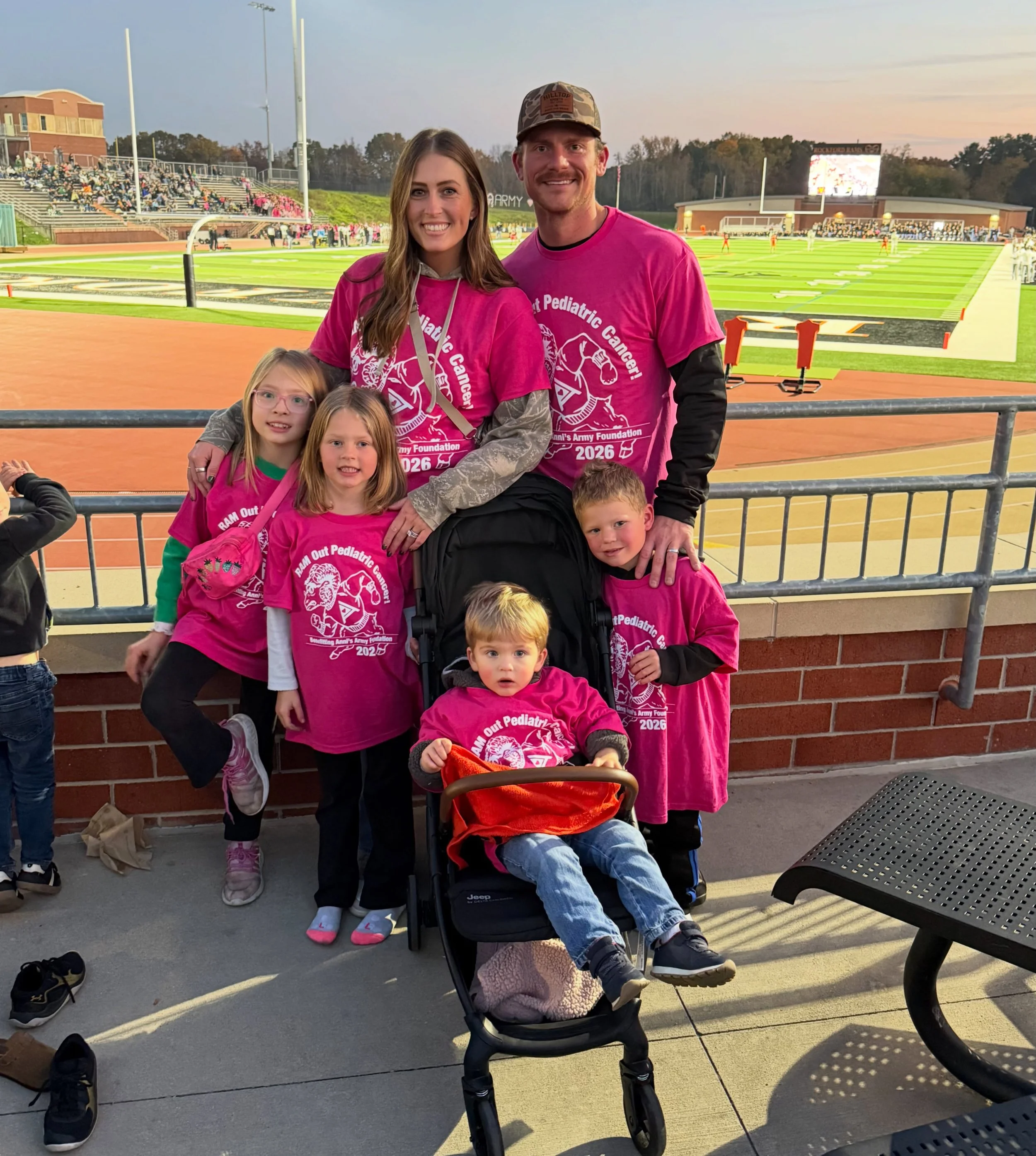 Forever Team Anni 🩷

This is what community looks like. They show up, and Anni&rsquo;s Army is proof of that. Last night Rockford came out to Ram Out Pediatric Cancer! 

I am so grateful for another year of sponsorship with @annis_army_foundation 💕