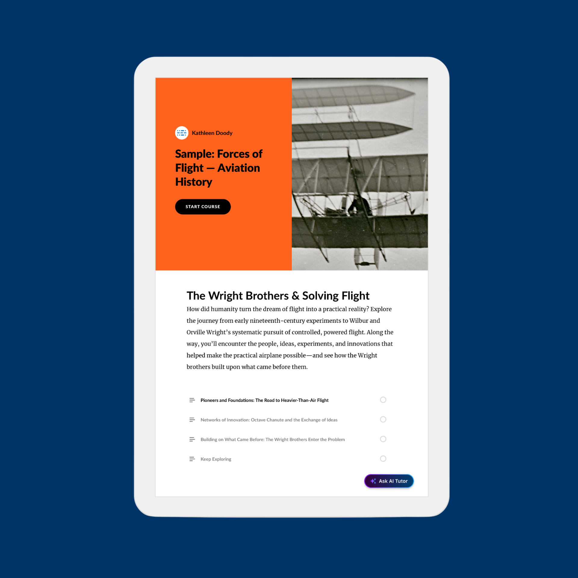 Sample Module - FOF Online Course