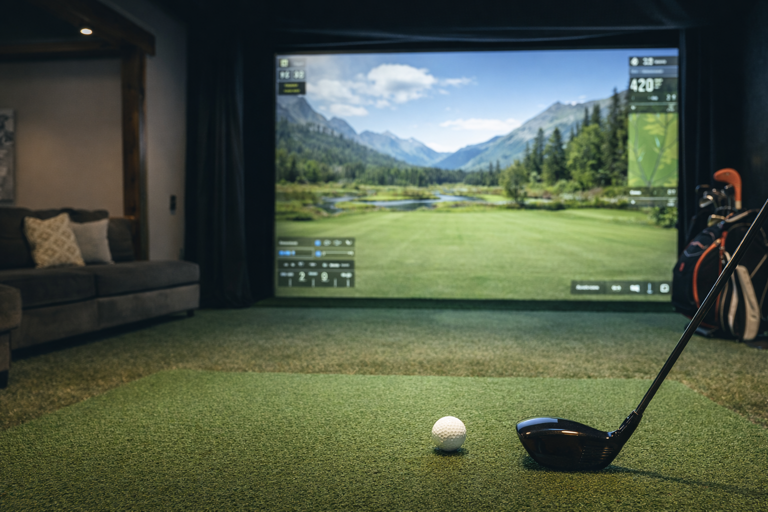 Golf Simulators as a Nashville Airbnb Differentiator