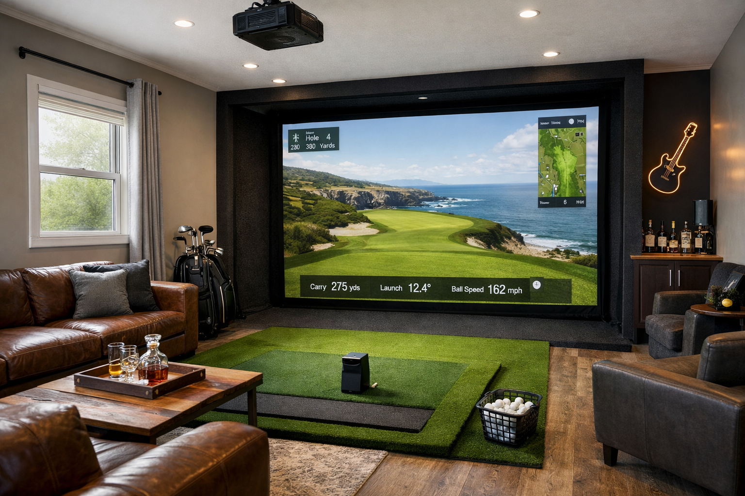 Golf Simulator And Game Rentals For Nashville Bachelor Parties And Group Trips