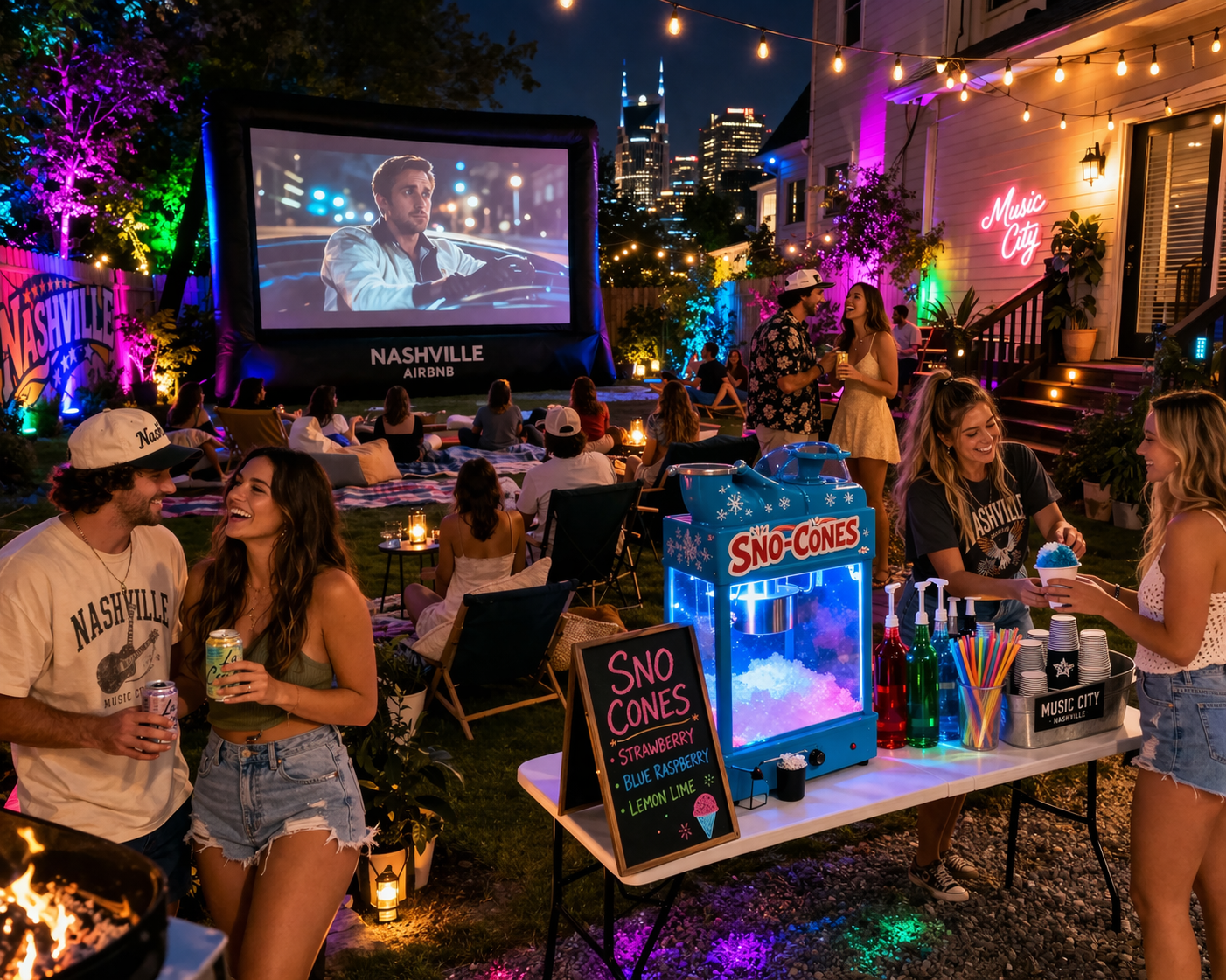 How to Throw a Backyard-Style Party in Your Nashville Airbnb (Without Leaving the Property)
