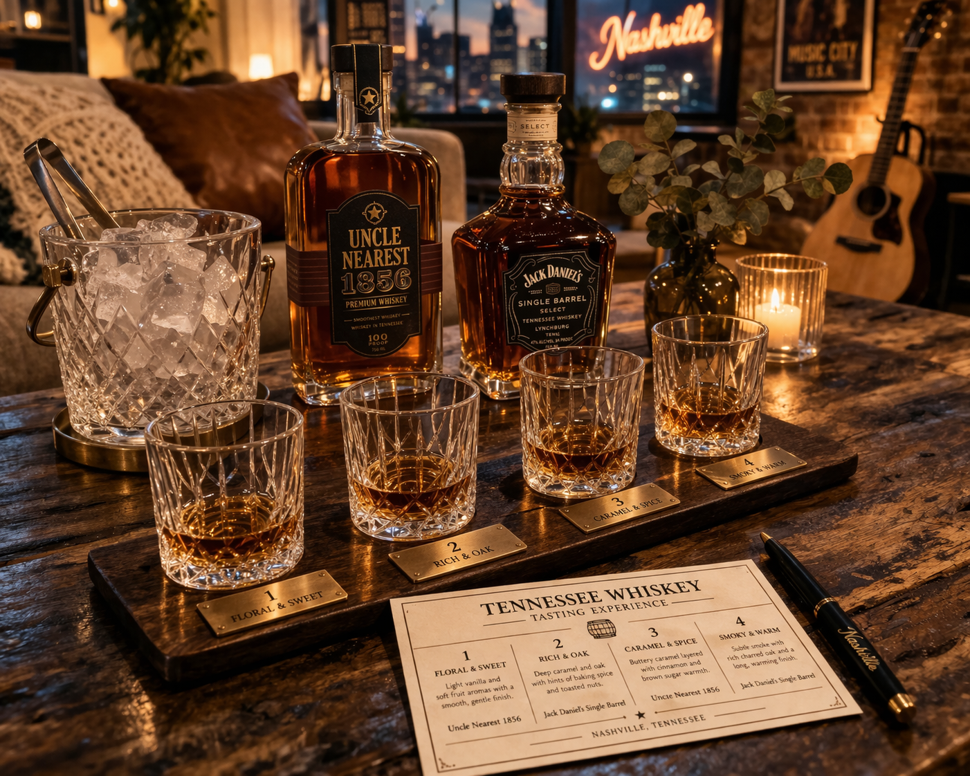 The Complete Nashville Tennessee Whiskey and Moonshine Tasting Experience — In Your Airbnb