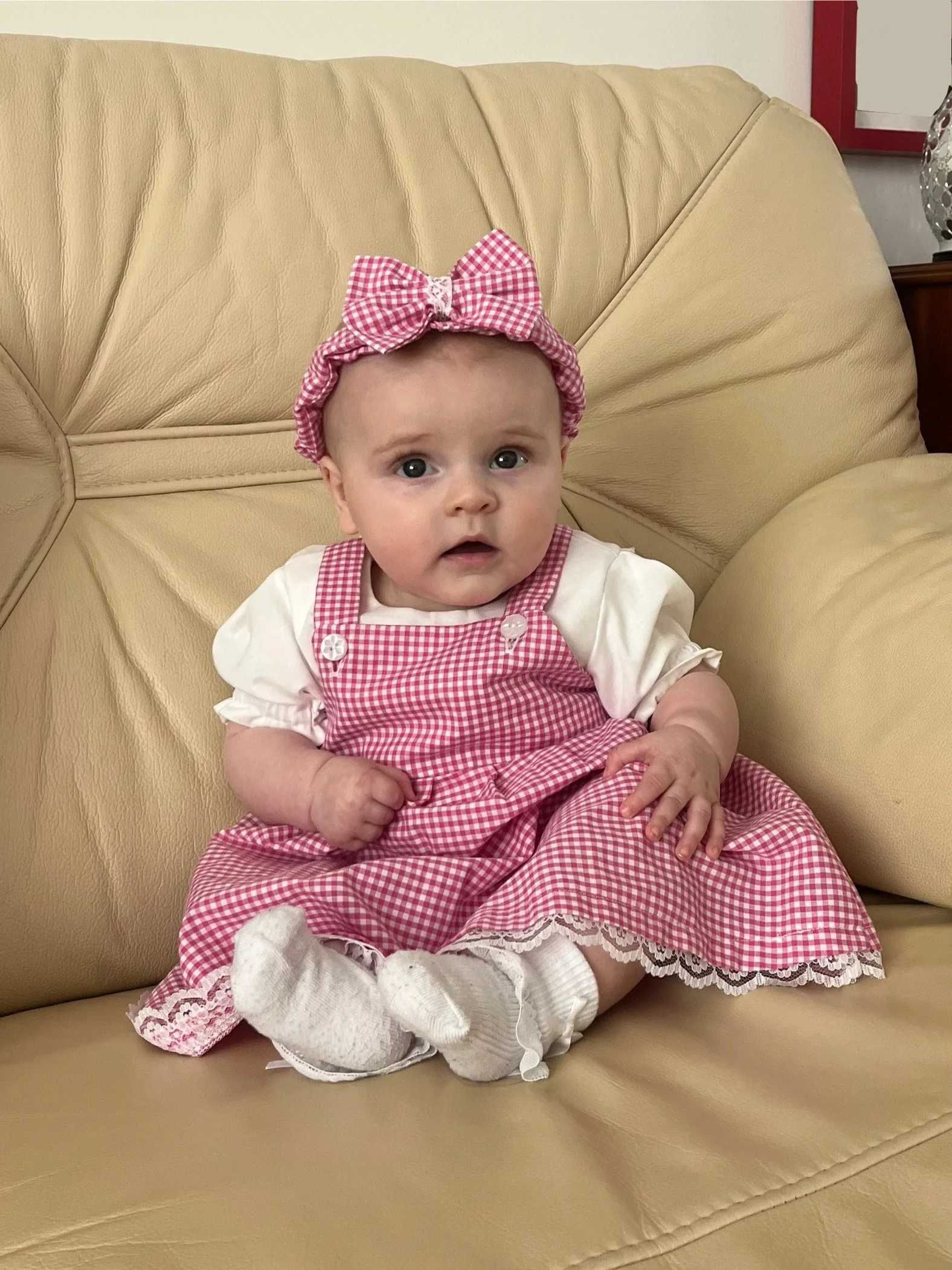 The Rosebud Picnic Collection- Poppy Mae & Florence Puff Blouse Set (0-2Y)