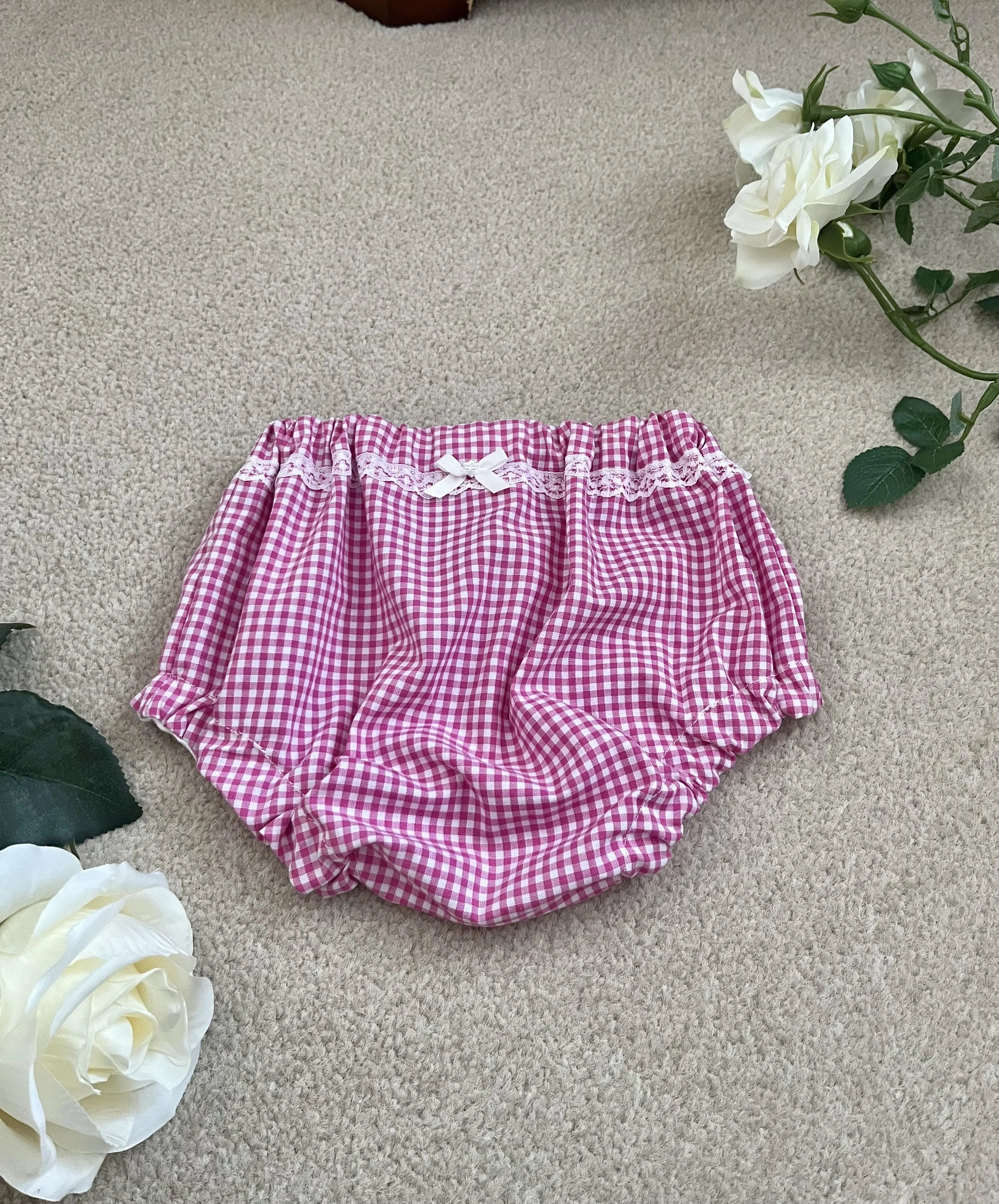 The Rosebud Picnic Collection- Rosebud Bloomers (0-2Y)