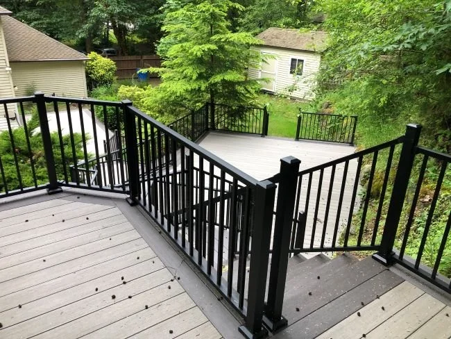 Residential deck construction project completed in West Seattle