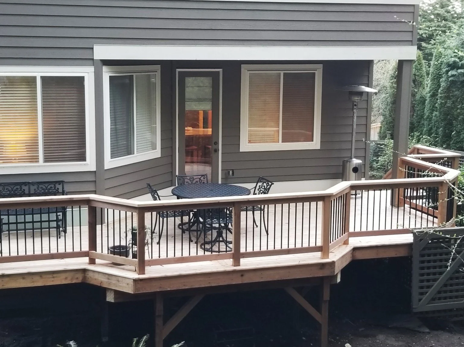 Residential deck construction project completed in Burien