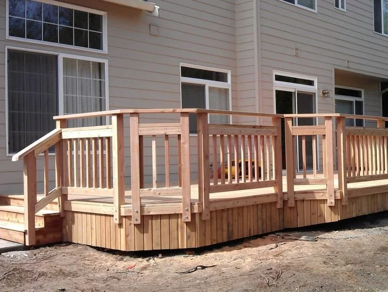 Residential deck construction project completed in Fairwood
