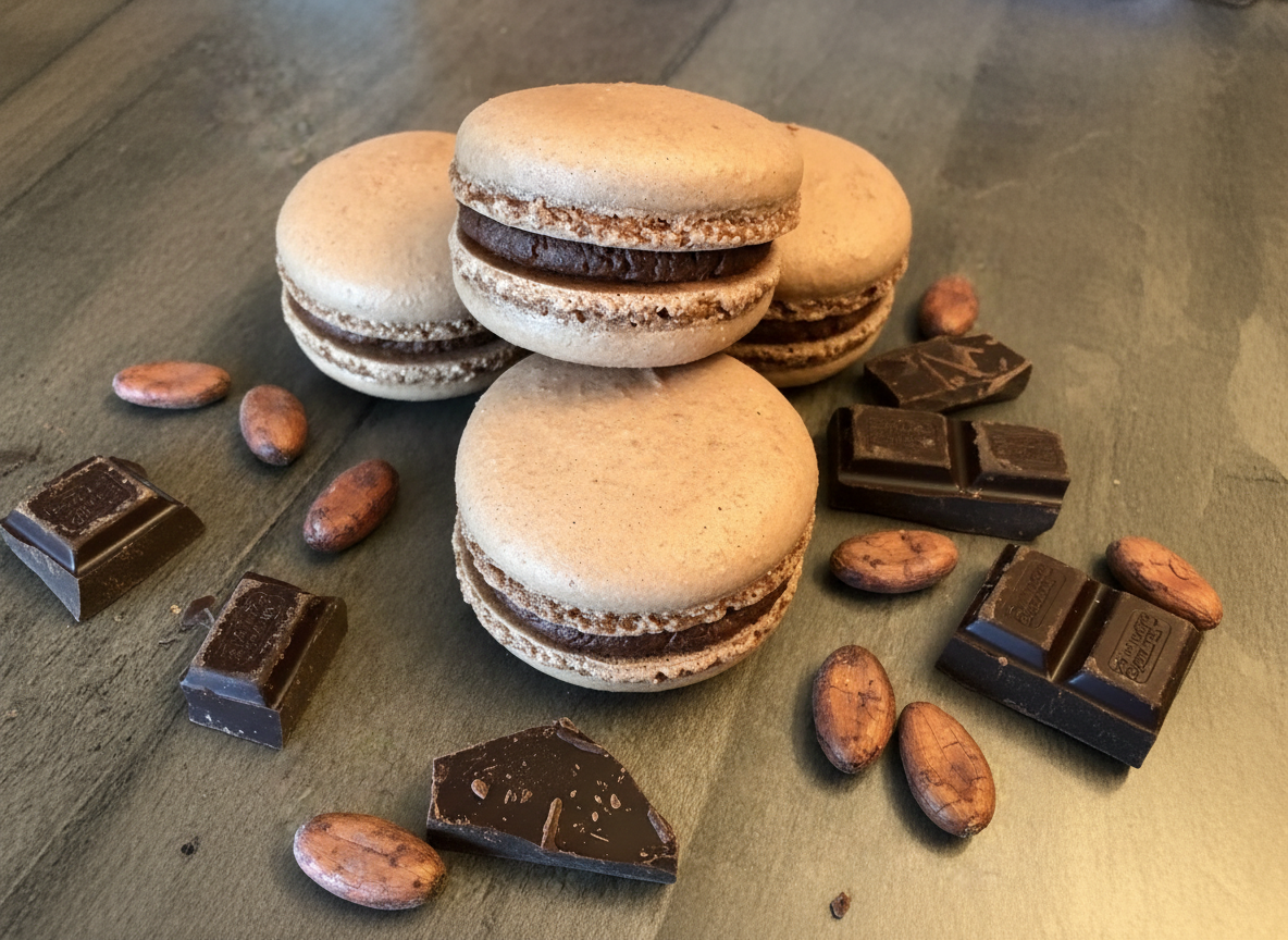 Chocolate Macaron
