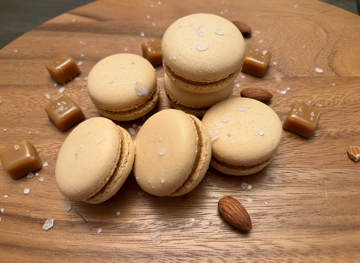 Salt Caramel Macaron