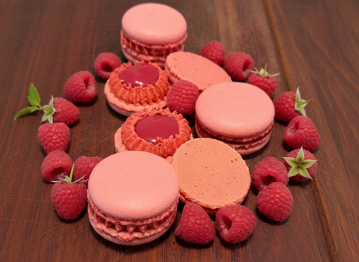 Raspberry Lemon Macaron