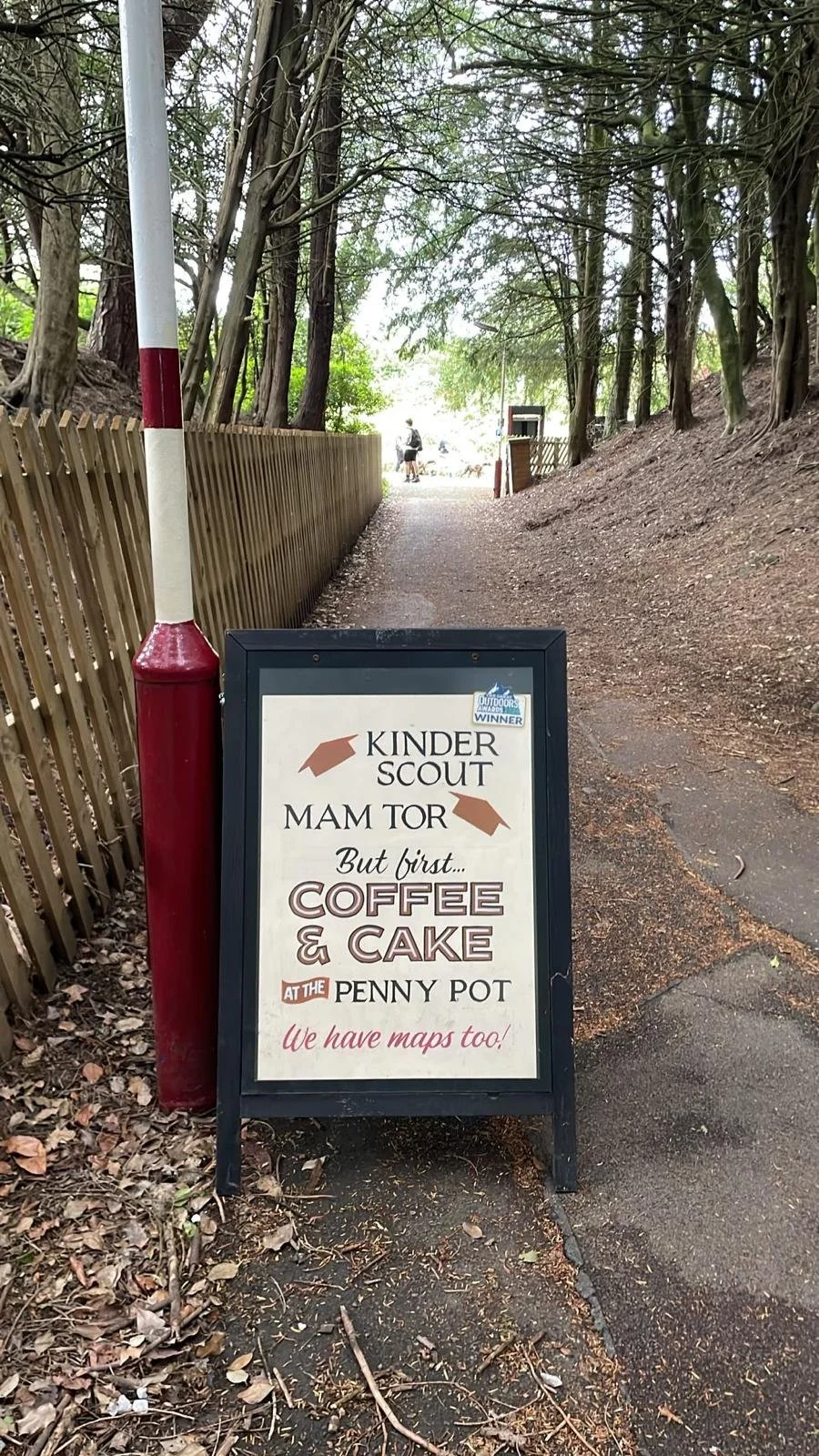 One of our lovely hand-painted signs.